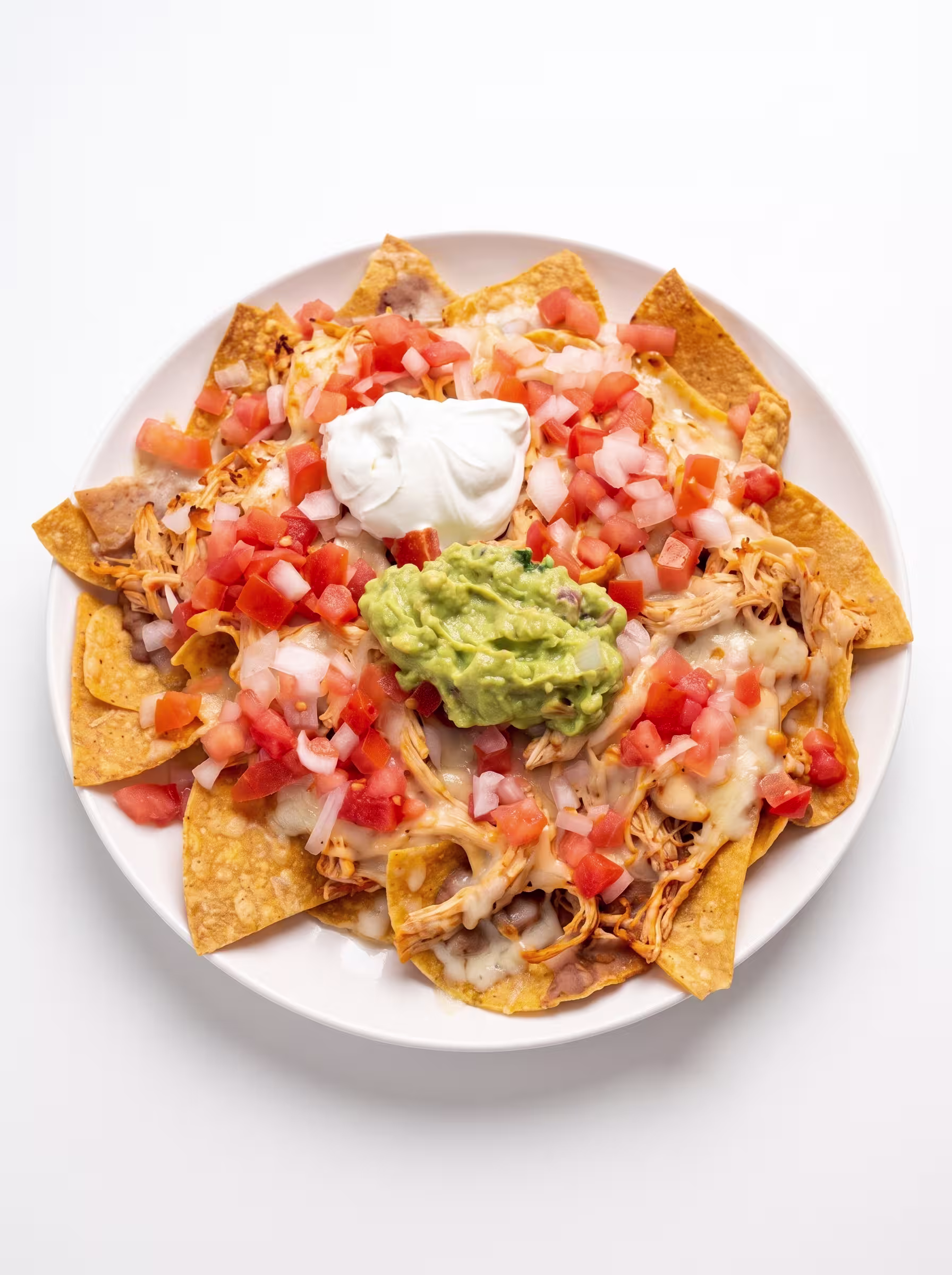 Nachos dish at Azteca Woodlawn
